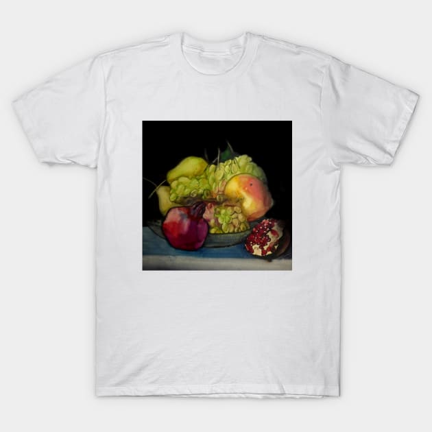 Still life with fruits T-Shirt by Elena Akopian